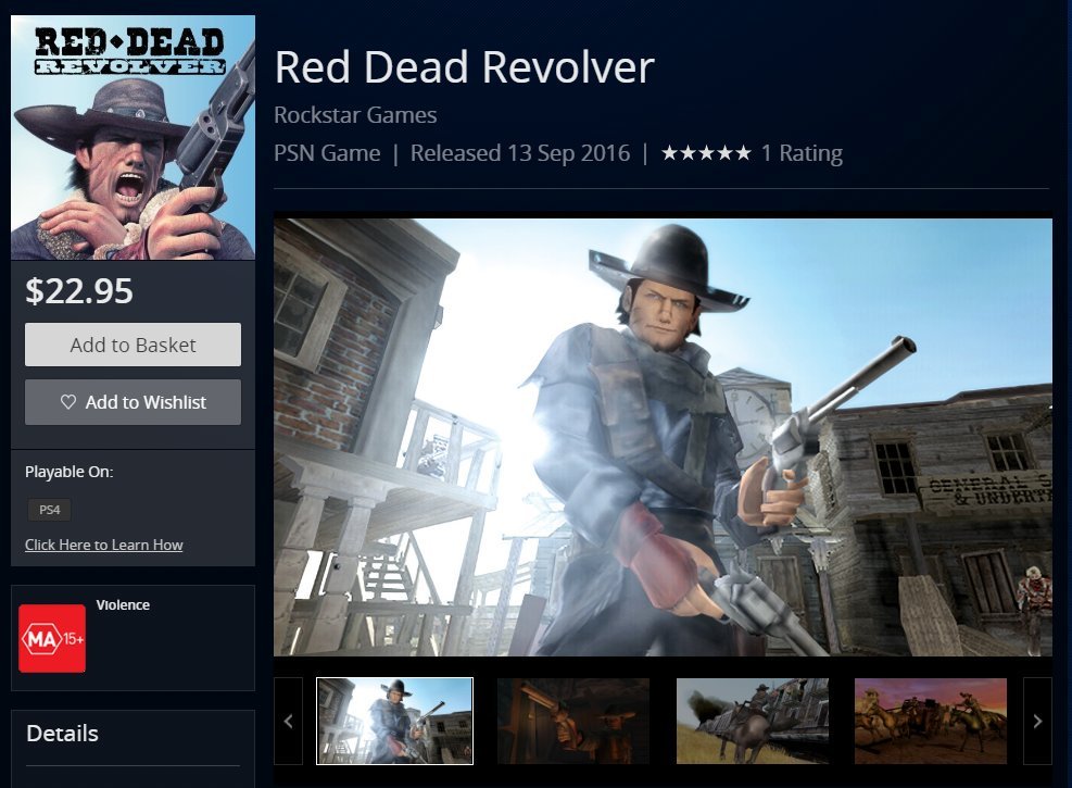 Red Dead Revolver выйдет на PS4 - Изображение 1 Red Dead Revolver выйдет на PS4 - Изображение 1