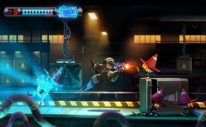 На новый трейлер Mighty No. 9 не взглянуть без боли - Изображение 1 На новый трейлер Mighty No. 9 не взглянуть без боли - Изображение 1