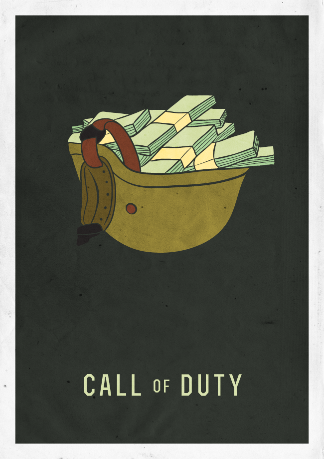 Минимализм: Resident Evil, SimCity, Assasin`s Creed, God of War, Call of Duty, Gears of War - Изображение 6 Минимализм: Resident Evil, SimCity, Assasin`s Creed, God of War, Call of Duty, Gears of War - Изображение 6