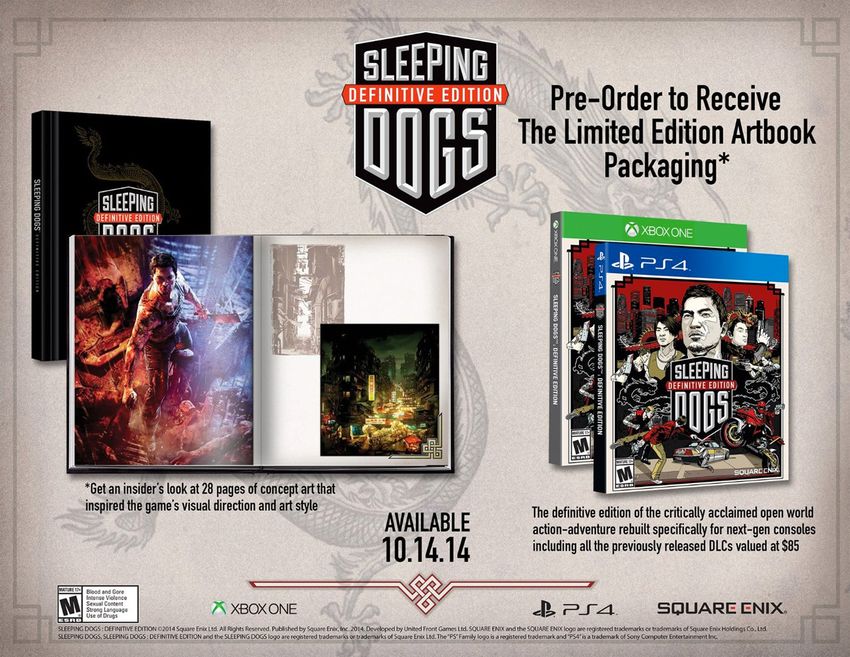 Sleeping Dogs доберется до PS4 и Xbox One (обновление) - Изображение 1 Sleeping Dogs доберется до PS4 и Xbox One (обновление) - Изображение 1