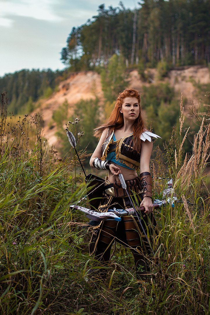 Косплей дня: охотница на рободинозавров Элой из Horizon: Zero Dawn. - Изображение 4