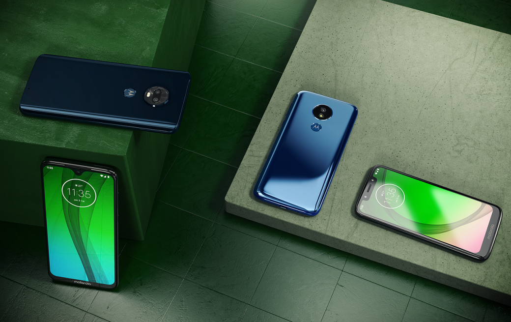 Motorola представила смартфоны Moto G7, G7 Play, G7 Plus и G7 Power