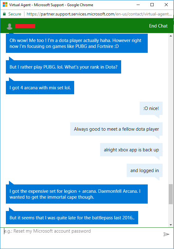 Когда обратился за помощью в Microsoft по поводу Sea of Thieves, а разговаривал о Dota. - Изображение 2