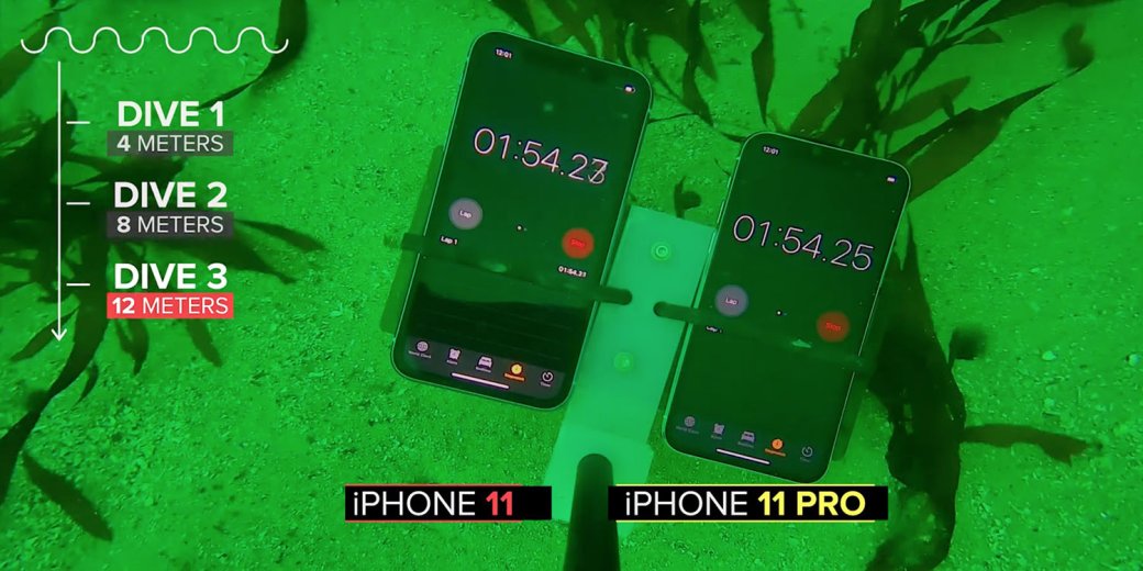 iPhone 11 и iPhone 11 Pro топили-топили и не утопили