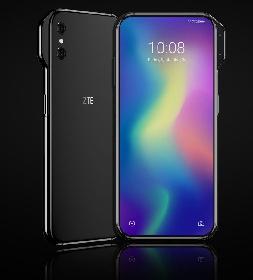 Смартфон ZTE Axon V получит самый странный внешний вырез для селфи-камеры | SE7EN.ws - Изображение 2