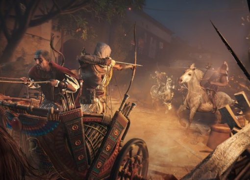 Байек спасает заложника в новом геймплее Assassin’s Creed Origins